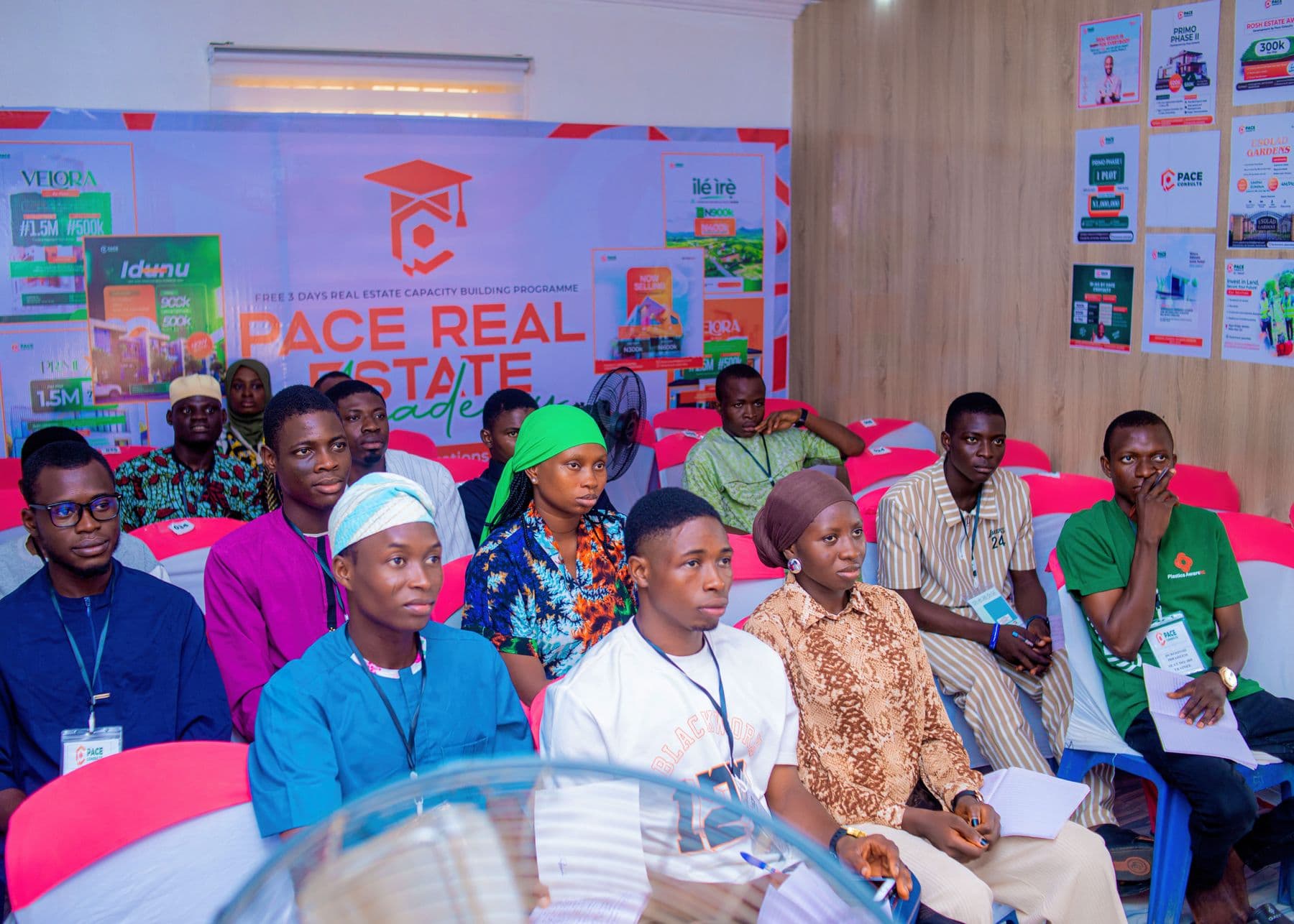 A full Academy class in session