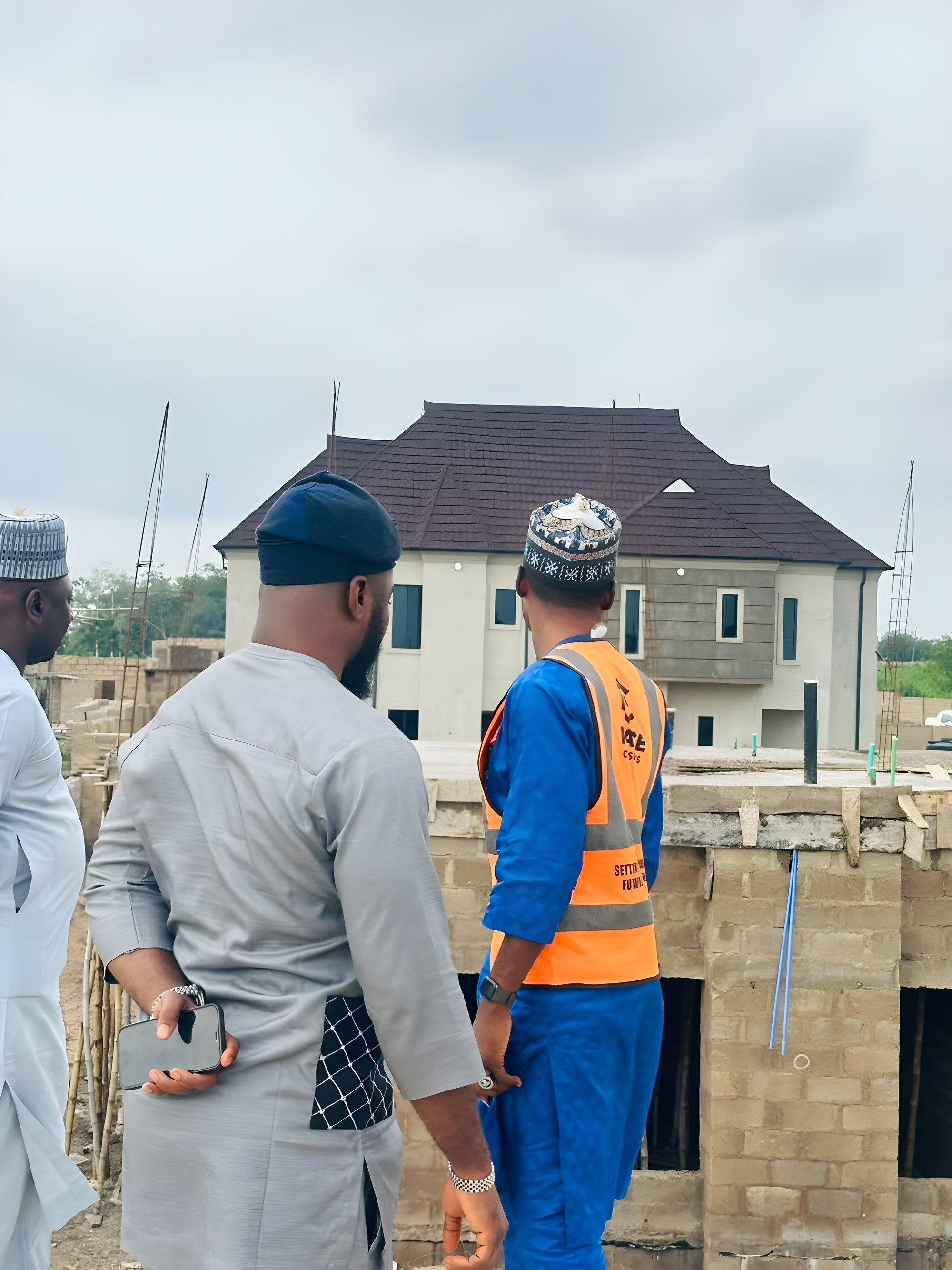 Site walk-round with the client